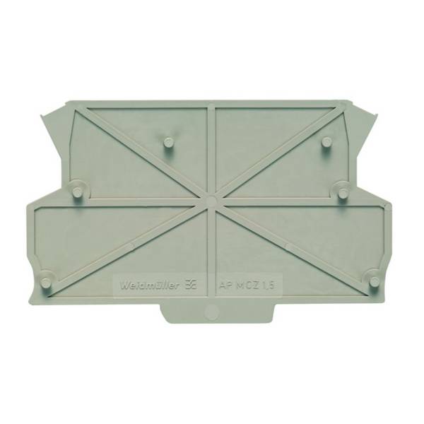 Weidmüller AP MCZ1.5 SW Elemento laterale per contenitore guida DIN chiuso 91 x 1.5 x 55.85 x 55.85   50 pz. Pezzo