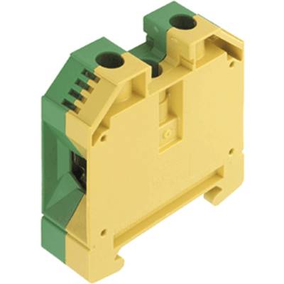 Morsetto Di Terra Weidmüller WPE - Modulare 10 Mm² | Verde/Giallo Per Installazioni Elettriche - Foto 2
