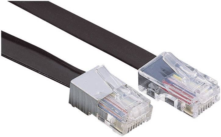 Cavo RJ11 A RJ45 DeleyCON 1m - Per Telefono, Modem, Router, DSL, Colore Bianco - Foto 5