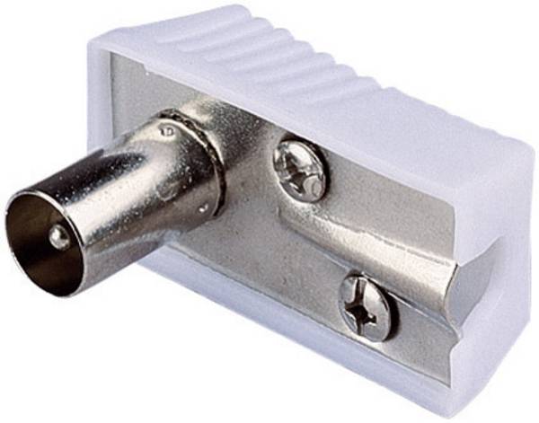 Cavo Antenna TV DeleyCON 5m Full HD - Angolato 90&deg; Per Migliore Segnale