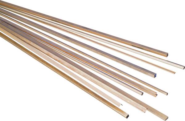 Ottone Esagono Profilato 50 cm Dimensione chiave (metrica): 3 mm