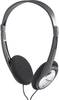 Panasonic RP-HT030 On Ear cuffia auricolare via cavo Stereo Nero, Argento archetto leggero