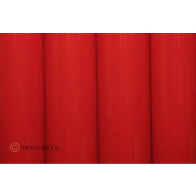 Oracover 28-022-010 Pellicola termoadesiva  (L x L) 10 m x 60 cm Rosso Reale