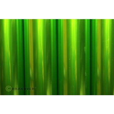 Oracover 21-049-010 Pellicola termoadesiva  (L x L) 10 m x 60 cm Verde chiaro trasparente