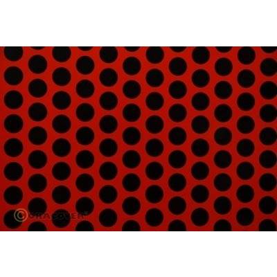Oracover 90-022-071-010 Pellicola per plotter Easyplot Fun 1 (L x L) 10 m x 60 cm Rosso chiaro, Nero