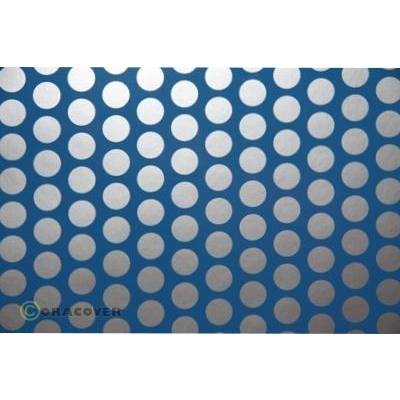 Oracover 45-053-091-002 Pellicola adesiva Orastick Fun 1 (L x L) 2 m x 60 cm Azzurro, Argento