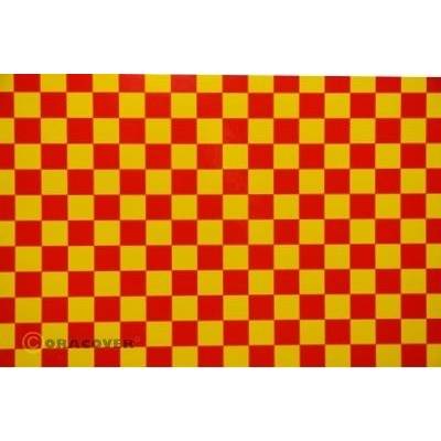 Oracover 87-033-023-010 Pellicola per plotter Easyplot Fun 3 (L x L) 10 m x 60 cm Giallo, Rosso