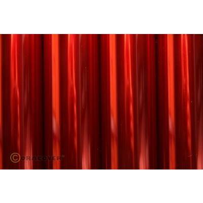 Oracover 331-029-002 Pellicola termoadesiva Air Indoor (L x L) 2 m x 60 cm Rosso chiaro (trasparente)