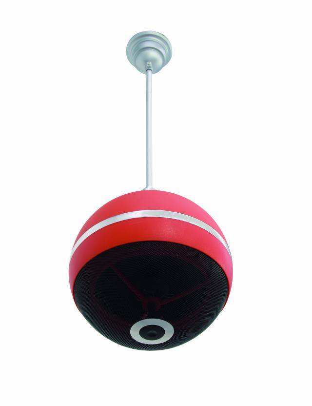 Omnitronic WPC-5R Altoparlante da soffitto PA 20 W 100 V Rosso 1 pz.