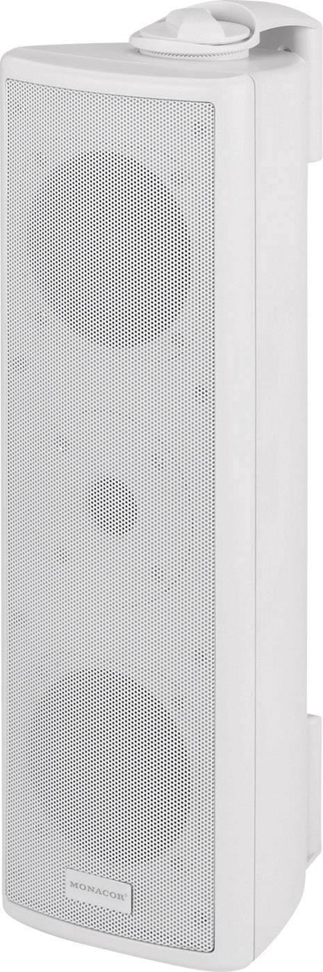 Monacor ETS-515TW/WS Colonna sonora PA 15 W Bianco 1 pz.