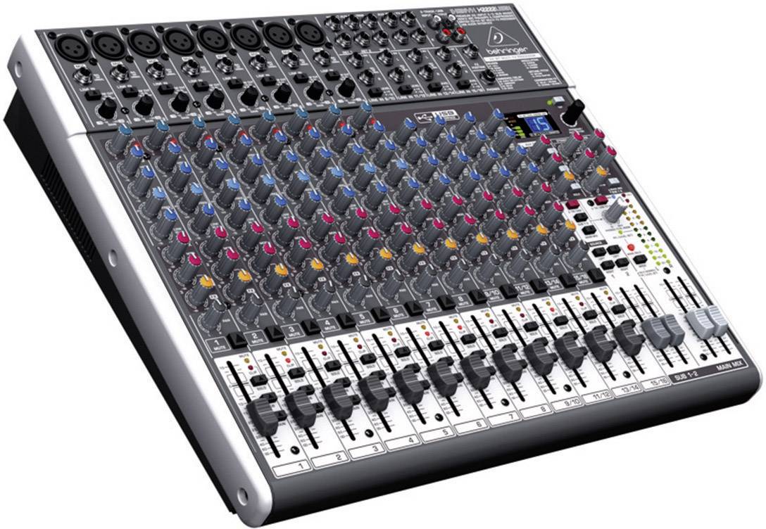 Mixer DJ Behringer XENYX X2222 Numero canali:16 Collegamento USB-1