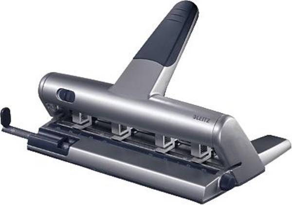 Leitz Perforatore multiplo 5114-00-84 Numero max. di fogli:30 Fogli (80 g/m²) Numero segmenti di punzonatura:4 Argento 1 pz.
