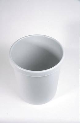 Helit H6106182 Abfallbehälter Rund Kunststoff Hellgrau (H6106182)-0