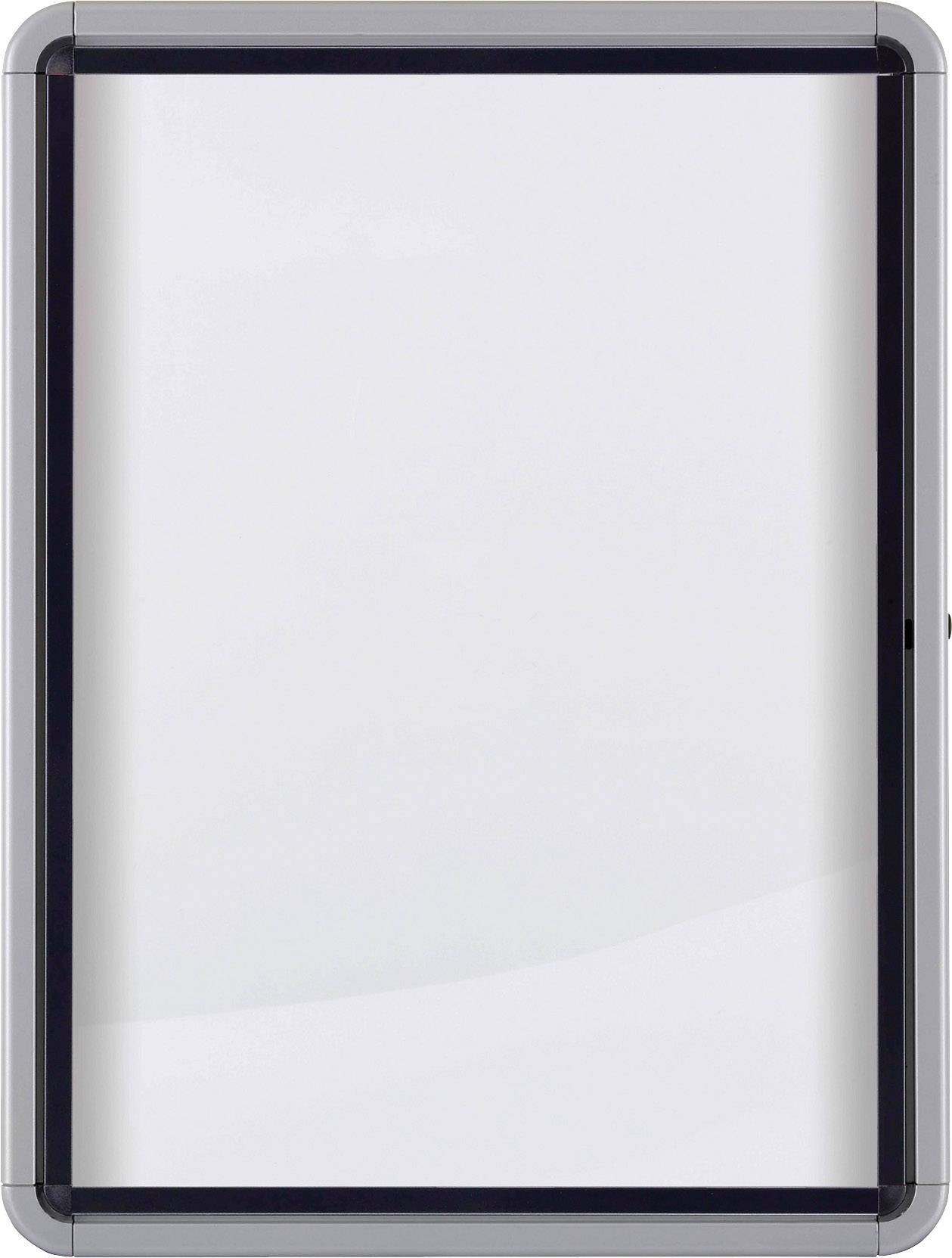 Nobo Bacheca per interni-fondo magnetico 6xA4 anta a battente (Nobo 1902558 Premium Plus Internal Glazed Case Magnetic 6-0