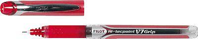 Penna Roller Hi-Techpoint V7 Grip Pilot - 0,7 mm - 006737 (Rosso)-0