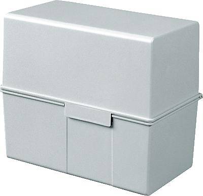 HAN HAN - Kartei - für A6 - Kapazität: 300 Karten 976-11 Schedario Grigio Numero max. di schede: 400 Schede DIN A6 orizzontale