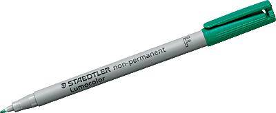 10 STAEDTLER Lumocolor Folienstifte grün 0,6 mm non-permanent (316-5)