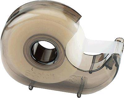 Scotch Dispenser per nastro adesivo H127 Marrone, Trasparente-0