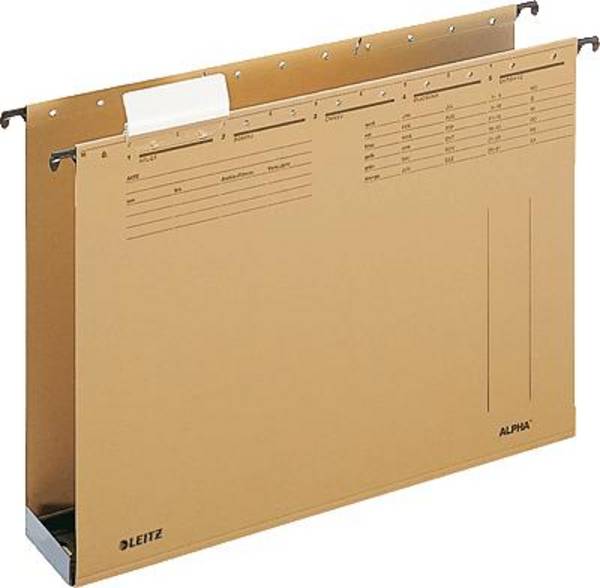 Leitz Alpha® 1941 Hanging Collector DIN A4 6 cm Natural Brown