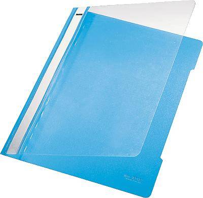 Leitz Standard Plastic File A4 PVC Light-blue cartellina con fermafoglio Blu-0