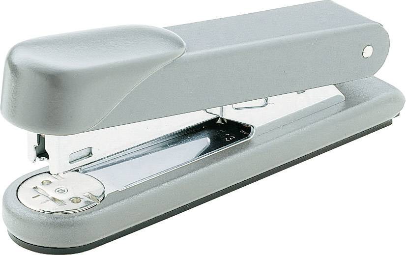 novus Heftgerät Stabil, Heftleistung: 30 Blatt, grau Klammernführung: einfach, Magazinführung: Metall (020-1288)