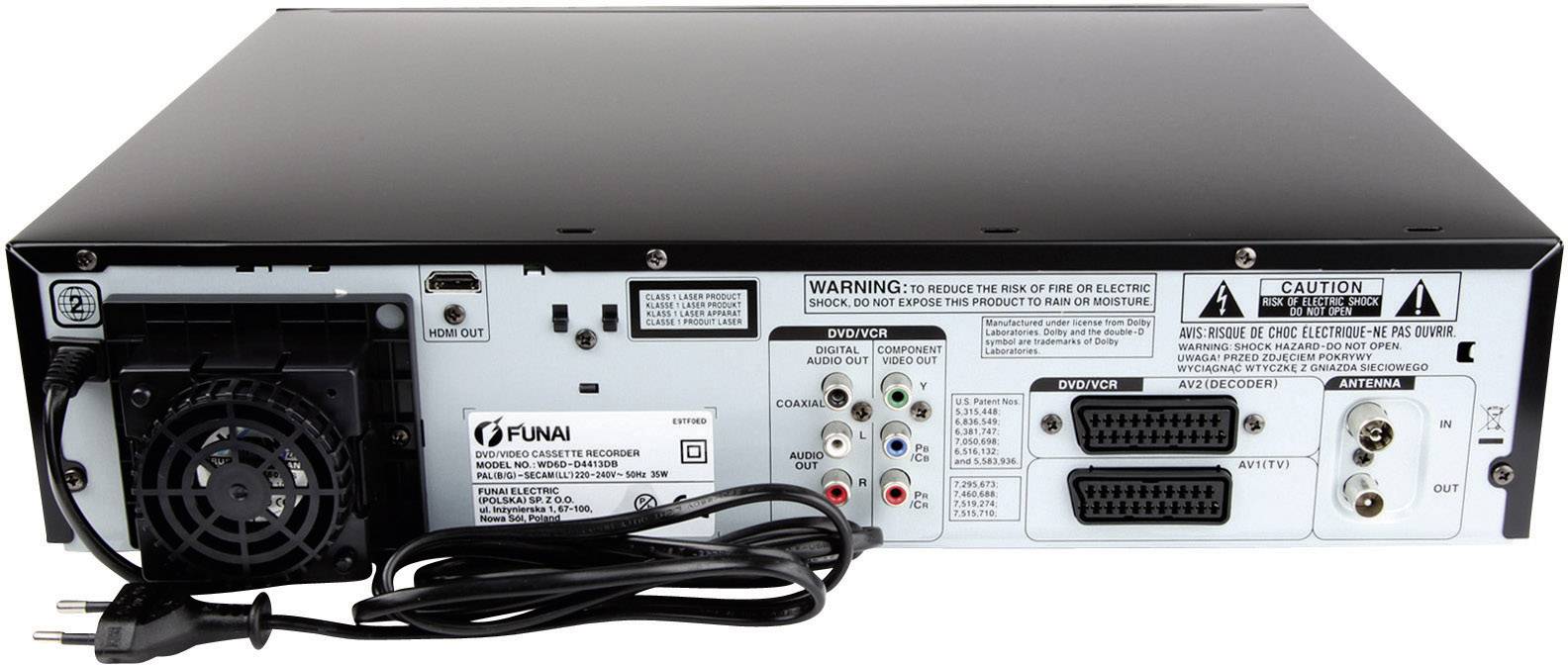 Funai TD6DM100 Videoregistratore con masterizzatore DVD