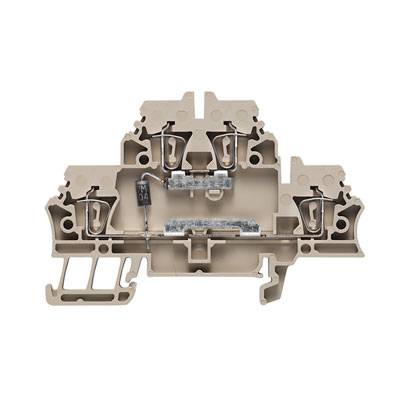 Weidmüller 1713290000 Morsetto componibile A molla Beige scuro 50 pz.