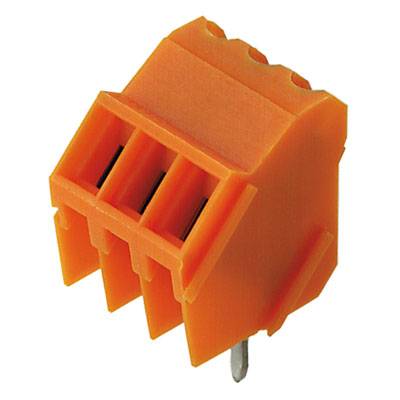 Weidmüller 1714980000 Morsetto a vite 1.5 mm² Numero Poli (num) 2 Arancione 100 pz.