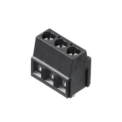 Weidmüller 1716030000 Morsetto a vite 2.5 mm² Numero Poli (num) 3 Nero 500 pz.