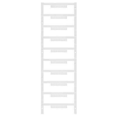 Un ripiano a muro bianco verticale con nove scomparti equamente distribuiti per la conservazione e l'organizzazione degli oggetti.