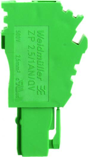 Morsettiera Grüner Weidmüller 'ZP 2.5/1AN/QV', idonea per 500V e sezione cavo da 2,5mm².