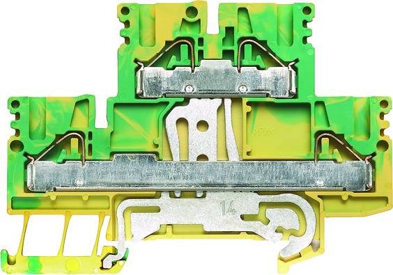 Morsetto componibile PDK 2.5/4 PE 1918710000-50 Weidmüller 50 pz.