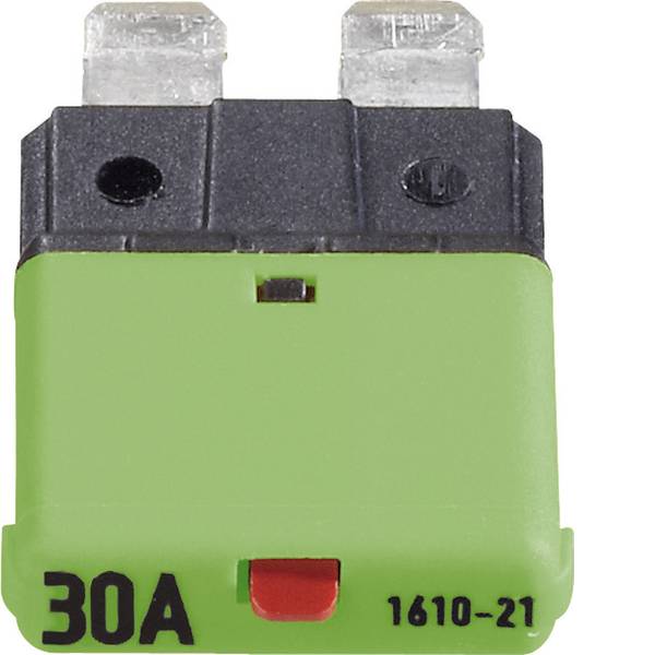 Fusibili per auto - Interruttore automatico fusibile piatto standard 30 A Verde 1610 CE1610-21-30A 1 pz. - Fusibili per auto - Interruttore automatico fusibile piatto standard 30 A Verde 1610 CE1610-21-30A 1 pz. -