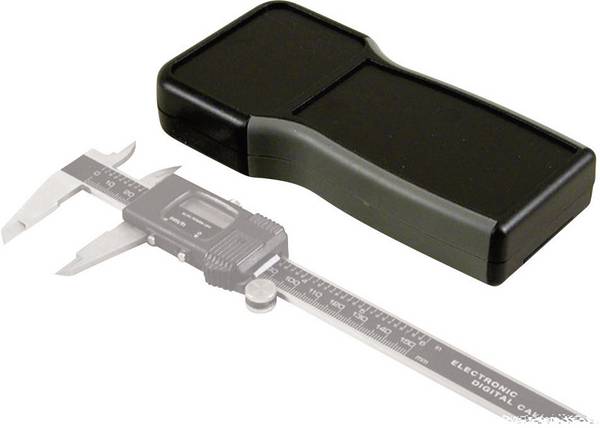 Hammond Electronics 1553TTBKBAT Contenitore palmare 28 x 80 x 165 ABS Nero 1 pz.
