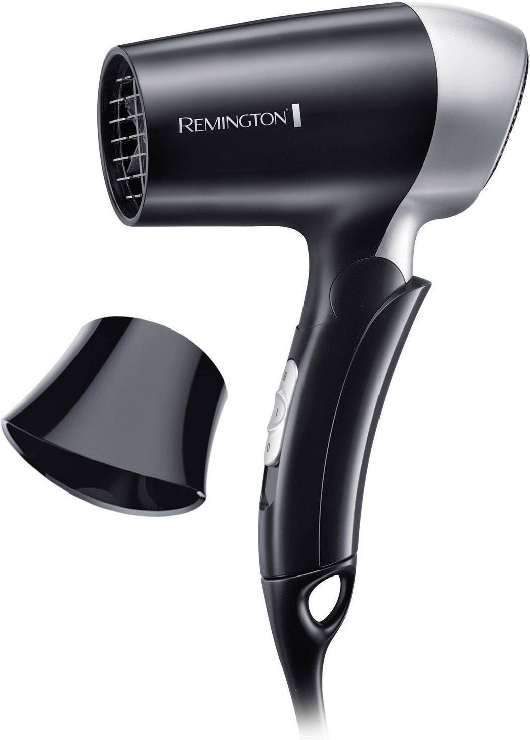 Remington 45342560700 Asciugacapelli Nero, Argento-0