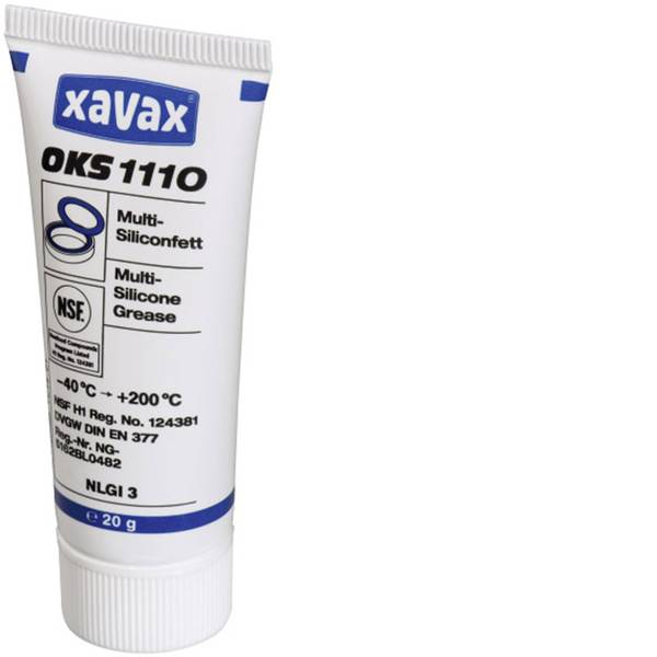 Pulizia, decalcificazione e filtri - Grasso manutenzione Xavax OKS 1110 111177 20 g - Pulizia, decalcificazione e filtri - Grasso manutenzione Xavax OKS 1110 111177 20 g -