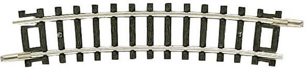 22235 N Fleischmann (senza massicciata) Binario curvo  15 ° 261.8 mm 12 pz.