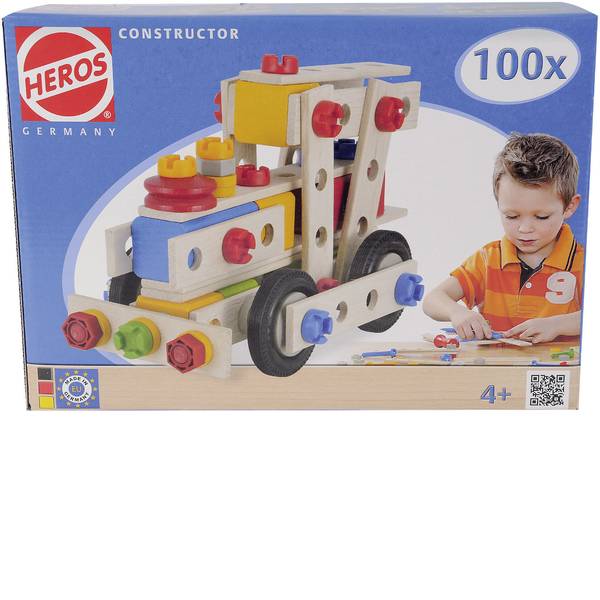 Giocattoli da costruire - Kit pezzi per costruzioni Heros Constructor Numero parti: 100 Numero modelli: 6 Classe di età: da 4 anni - Giocattoli da costruire - Kit pezzi per costruzioni Heros Constructor Numero parti: 100 Numero modelli: 6 Classe di età: da 4 anni -