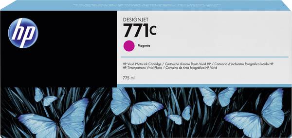HP Cartuccia 771C Originale Magenta 775 ml B6Y09A 1 pz.