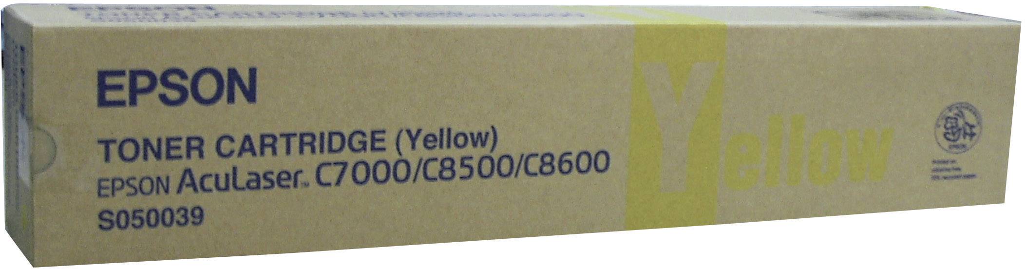 TONER ORIGINALE EPSON C13S050039 - GIALLO - STAMPA 6.000 PAGINE-0