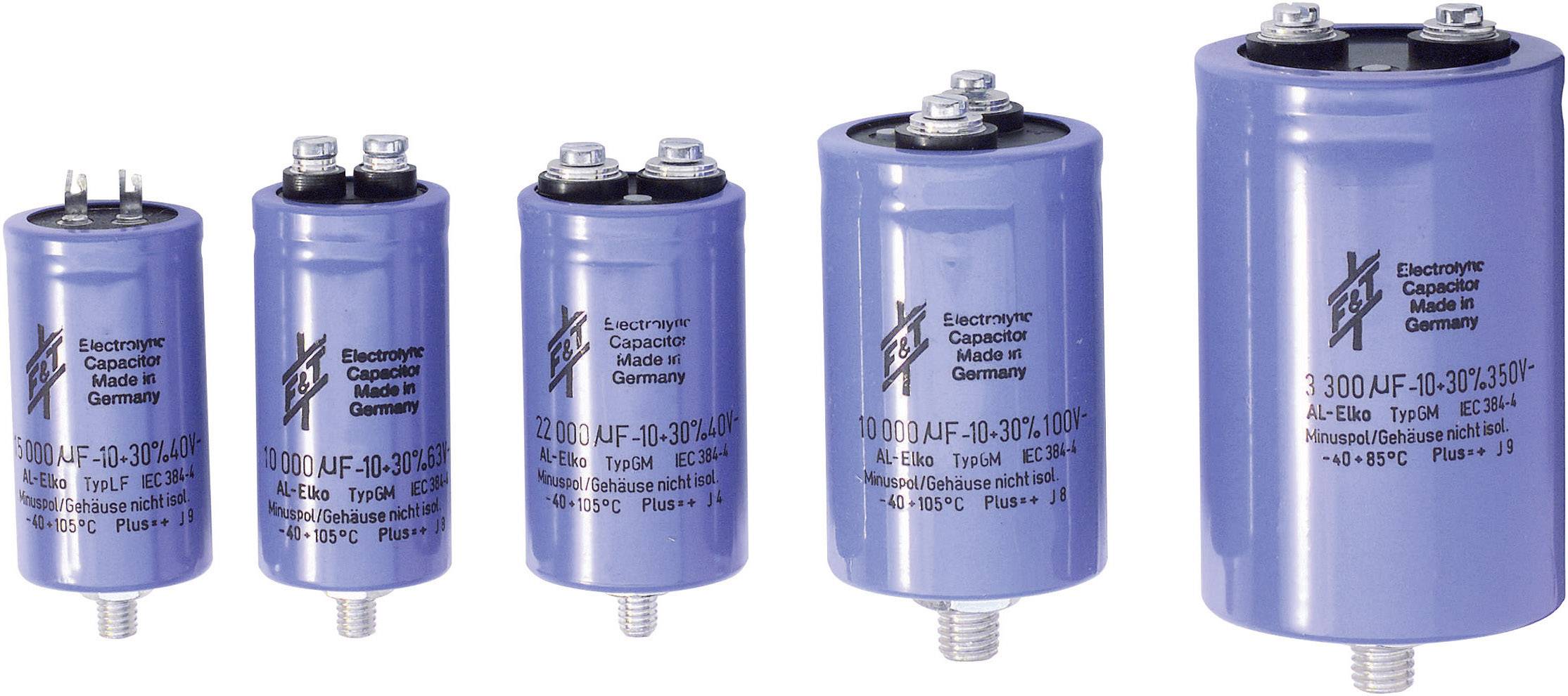 Elko radiale CONDENSATORE 470 µF 20/% 100 V 85 ° 4 pezzi