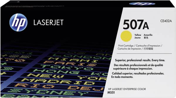 HP Toner 507A Originale  Giallo 6000 pagine CE402A