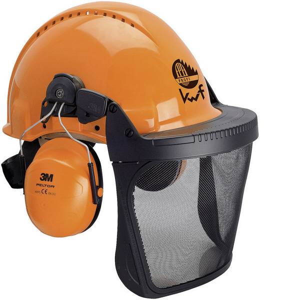 Caschi di protezione - Casco forestale con visiera integrata Arancione 3M Forest XA007707350 - Caschi di protezione - Casco forestale con visiera integrata Arancione 3M Forest XA007707350 -