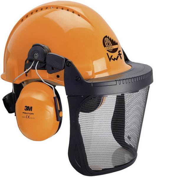 Caschi di protezione - Casco forestale con visiera integrata Arancione 3M Forest XA007707376 - Caschi di protezione - Casco forestale con visiera integrata Arancione 3M Forest XA007707376 -