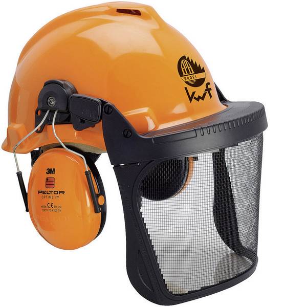 Caschi di protezione - Casco forestale con visiera integrata Arancione 3M Forest XA007707335 - Caschi di protezione - Casco forestale con visiera integrata Arancione 3M Forest XA007707335 -