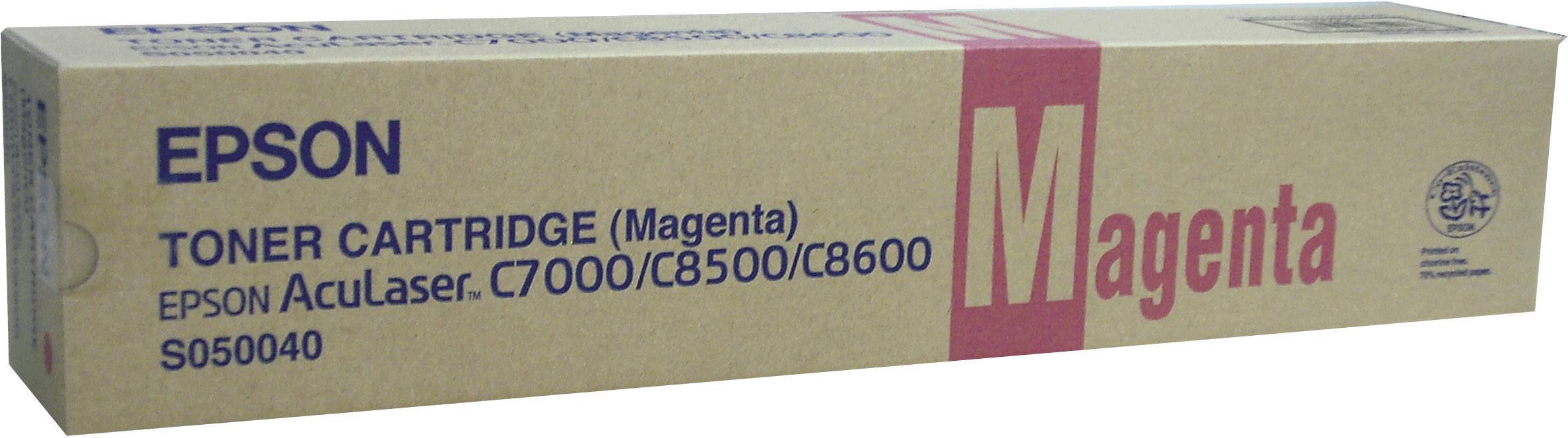 Toner Magenta Originale Con Epson C13s050040 Aculaser C8600 C8500ps C8600cs-0