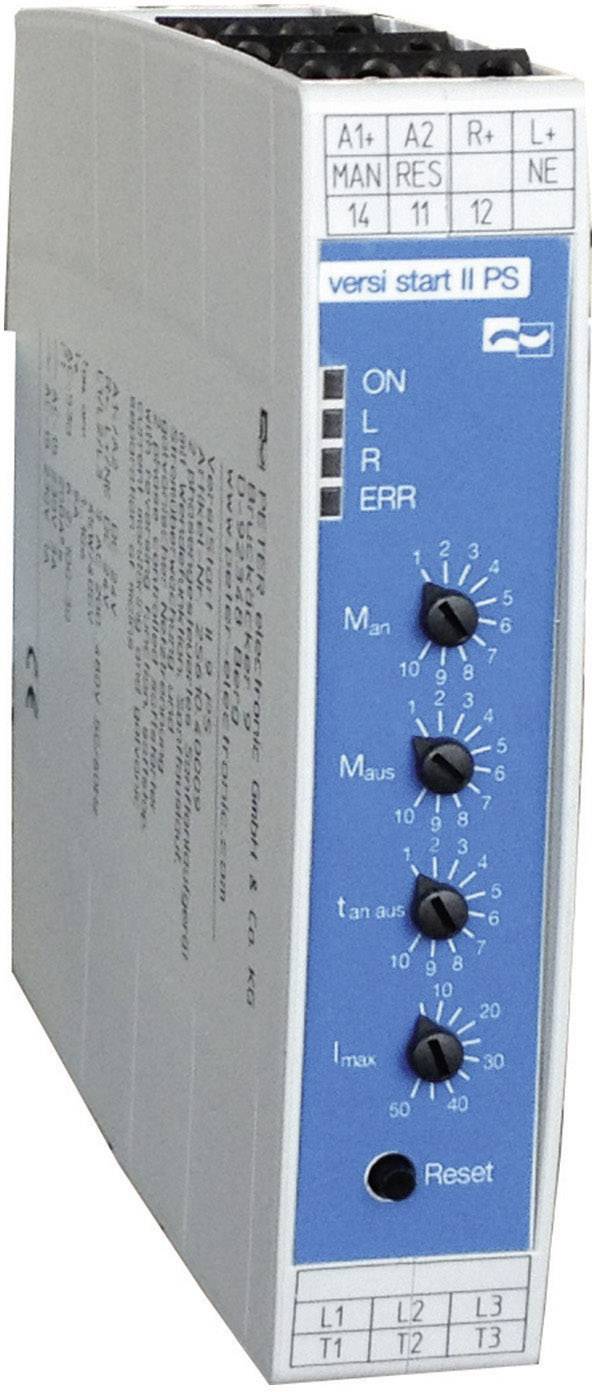 Elettronica industriale con interruttori, display e etichetta 'versi start II PS' per il controllo di macchine.