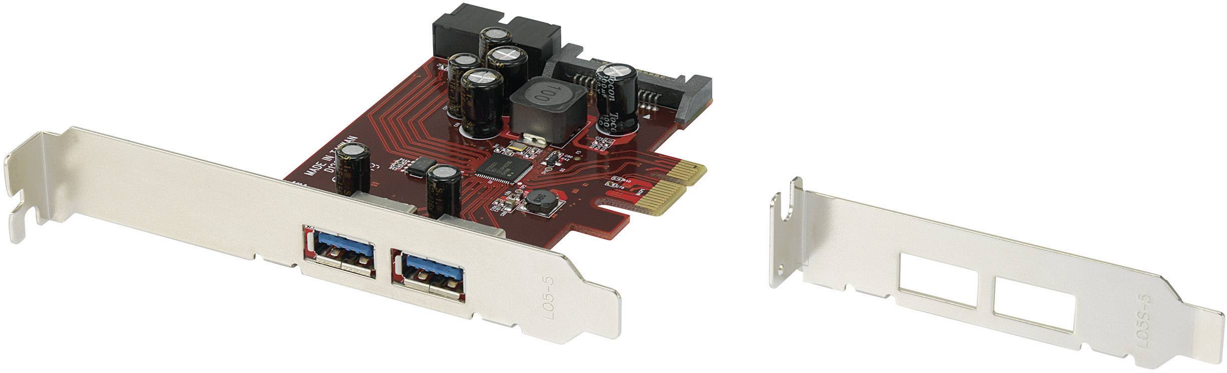 Scheda controller USB 3.0 2+1 Porta PCIe Renkforce