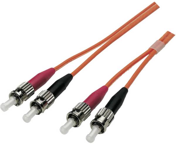 EFB-Elektronik Duplex Jumper ST-ST 50/125µ, OM2, LSZH, orange, 3.0mm, 0,5m Hersteller: EFB Elektronik (O6013.0,50)