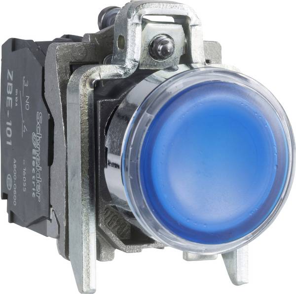 Schneider Electric  XB4BW36B5  Harmony XB4BW36B5  Pulsante  Piatto  1 tasto  Blu    Sblocco a pressione  1 pz.